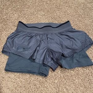 Stella McCartney Athletic Shorts with built in jersey shorts Size S